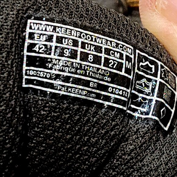 KEEN Voyageur Vented Hiking Shoes Men US 9M Leather Mesh Outdoor Water-Resistant - Picture 12 of 12